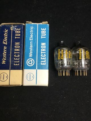 Nos Pair Western Electric 396a (2c51,  5670) Hi Fi Audio Vacuum Tubes 8.  6703