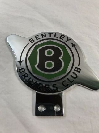 Bentley Driver Club Grill Badge Emblem Car Grill Badge