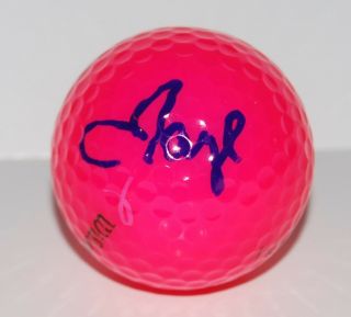 Jaye Marie Green Signed Pink Wilson Hope Lpga Womens Golf Ball W/coa