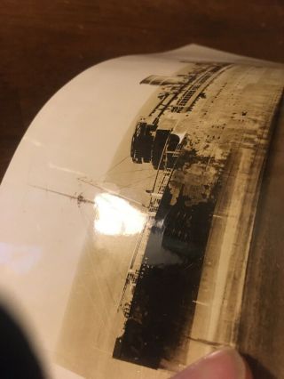 S.  S.  MORRO CASTLE ASHORE ASBURY PARK NJ SEPT 9,  1934 SHIP PICTURE 11” X 7” 2