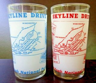 2 Skyline Drive Shenandoah National Park Drinking Glasses