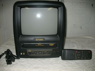 Funai 9 " Color Tv With Vhs Player