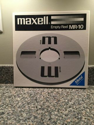 One Maxell Mr - 10 26,  5 Cm / 10,  5 Inch Empty Reel