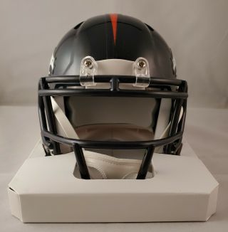 Aqib Talib Autographed Signed Mini Helmet Denver Broncos JSA 3