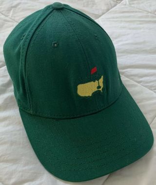 Masters Golf Hat Cap Green American Needle Adjustable Strap