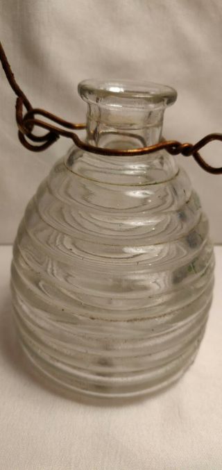 Antique / Vintage Glass Bee Wasp Catcher Trap Insect Hornet Fly 2