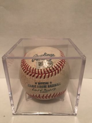 Gerrit Cole Game Baseball Pitched To Jake Lamb Mlb Holo Pirates Astros