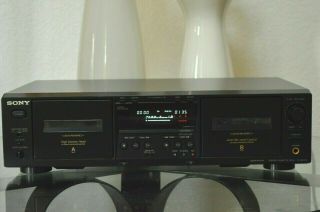 Sony Tc - We475 Dual Auto Reverse Tape Cassette Deck Player Recorder Pitch Control