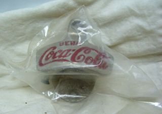 Vintage Beba Coca Cola Starr X Cast Iron Bottle Opener In Bag W/ Screws