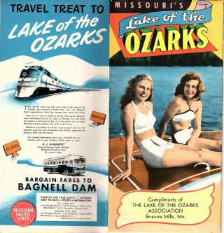 Lake Of The Ozarks Missouri Vintage 1940 