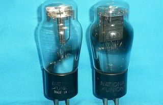 National Union Type 45 Vacuum Tubes Test Strong