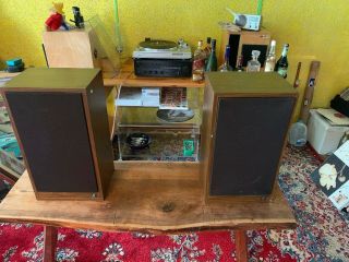 Vintageteledyne Pair Acoustic Research Ar48s Speakers.  As Found.