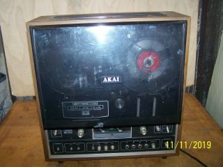 Akai Gx - 1820 Reel To Reel 3 Motor - Auto Reverse,  8 Track Tape Stereo Recorder