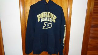 Champion Purdue Boilermakers Black And Gold Hoodie Sweatshirt Xxl