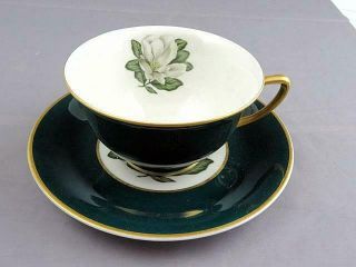 Vintage Arcadian Fine China Windsor Pattern Tea Cup And Saucer