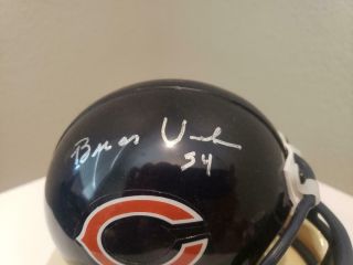 Brian Urlacher Autographed Chicago Bears Mini Helmet With