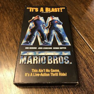 Vintage Mario Bros.  1993 (hollywood Pictures) Nintendo Brothers Vhs Tape