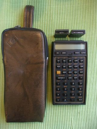 Vintage Hp - 41cv Calculator Math & Hp41 Advantage Module Hewlett Packard