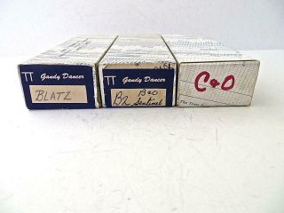Tt Gauge 3 Vintage Boxed Craftsman Kits By Gandy Dancer C&o,  B&o & Blatz Beer