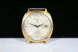 Vintage Seiko Sportmatic 5 Water Prof 21 Jewels Wrist Watch Gold Tone 6619 - 7990