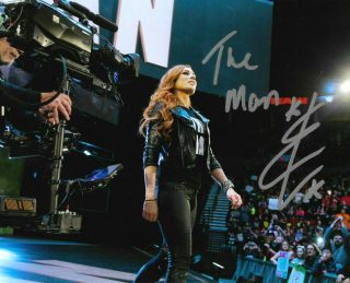 Wwe Becky Lynch The Man Hand Signed Autographed 8x10 Wrestling Photo With 3