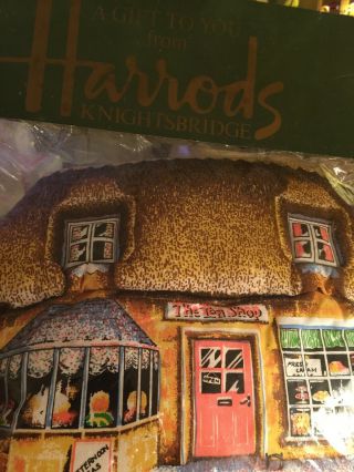 From 1986 Harrods Tea Cozy Teapot Cover Knightsbridge London Rare Souvenir