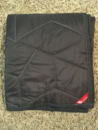 Virgin America First Class Airline Duvet Blanket Charcoal Travel Couch Throw