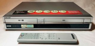 Sony Rdr - Vx500 Dvd Recorder Vhs Vcr Recorder Combo With Remote Great