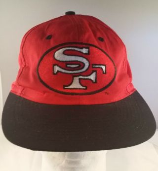 Vintage Logo 7 San Fransisco 49ers Nfl Snapback Hat
