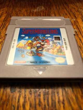 Nintendo Gameboy Mario Land Gbc Vintage Video Game.  Cartridge