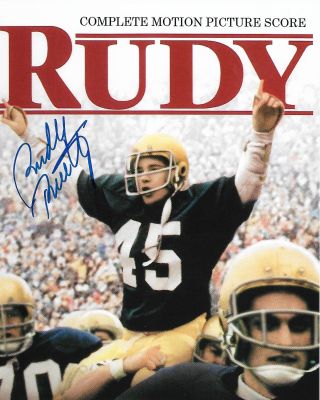 Rudy Ruettiger Signed 8x10 Photo Notre Dame Fighting Irish - - Autographed