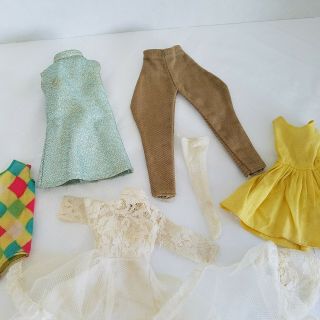 Vintage 1960 ' s Barbie Clothes and 1 wig,  Mattel and Hong Kong - 3
