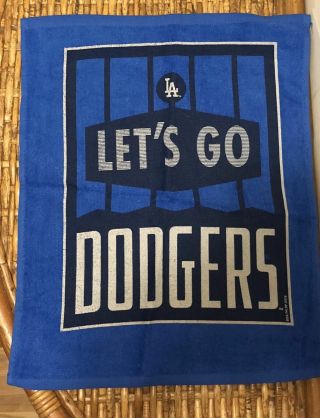 Los Angeles Dodgers World Series Baseball - Rally Towel L.  A.  Puig 2018 Puig
