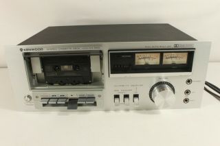 Kenwood Kx - 550,  Stereo Cassette Deck,  Serviced.  (ref B 649)