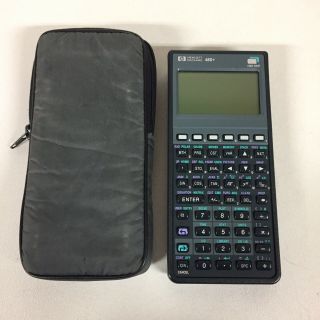 Hewlett Packard Hp 48g,  Graphing Calculator 128k Ram Soft Case