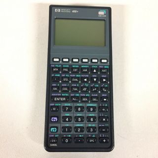 Hewlett Packard HP 48G,  Graphing Calculator 128k RAM Soft Case 2
