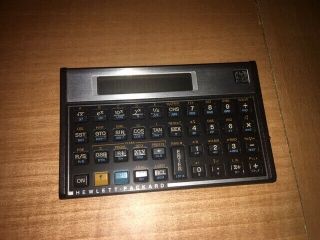 Hp - 15c Scientific Calculator With Orig.  Case,  Usa Made,  Handbook