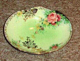 Fabulous Vintage Margaret Rose By Royal Winton Grimwades England Oval Bowl Look