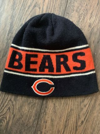 Chicago Bears Era Knit Hat On Field - Beanie,  Warm Winter Cap