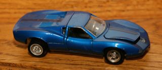 Vtg 1970 Hot Wheels Blue Chevrolet Astro Ii Sputafoco Heisse Rader Car Italy