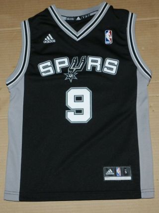 Tony Parker San Antonio Spurs Basketball Youth Jersey Size Small Adidas