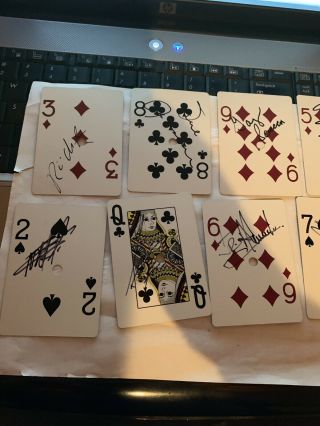 Gemanco Playing Cards - 21 Jockey/trainer & Owner Autographs - Rare - Casino