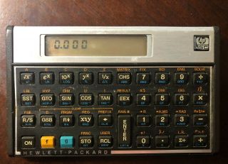 Hp 15c Scientific Calculator With Faux Leather Case Made In Usa