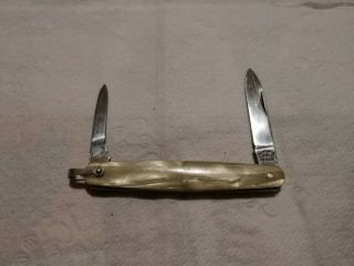 Antique Vintage Old Us Early Pal Cutlery Co.  2 Blade Folding Pocket Knife