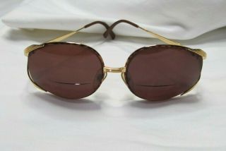 Vtg Christian Dior 2387 44 Vintage Eyeglasses Sunglasses Gold 58 [] 16 Austria