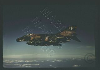 28 - 35mm Duplicate Aircraft Slide - F - 4c Phantom 63 - 7586 497th Tfs Over Sea 