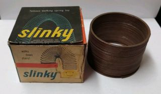 Vintage Slinky - James Industries Copper