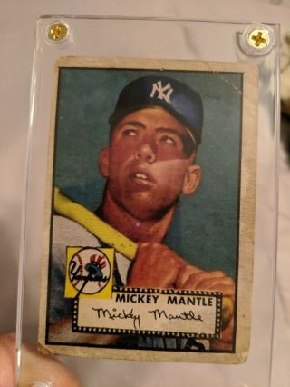Topps 1952 Mickey Mantle York Yankees 311