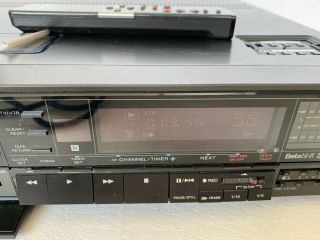 SONY SL - HF550 BETA Hi - Fi Stereocast BETAMAX VCR Beta Max 2