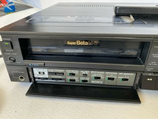 SONY SL - HF550 BETA Hi - Fi Stereocast BETAMAX VCR Beta Max 3